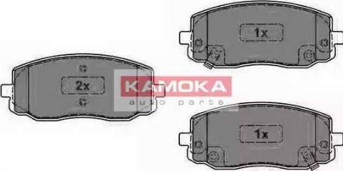 Kamoka JQ1013566 - Комплект спирачно феродо, дискови спирачки vvparts.bg