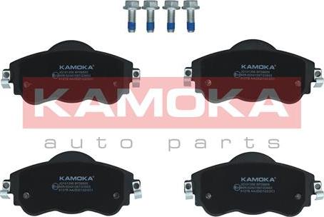 Kamoka JQ101356 - Комплект спирачно феродо, дискови спирачки vvparts.bg