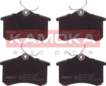 Kamoka JQ1013576 - Комплект спирачно феродо, дискови спирачки vvparts.bg