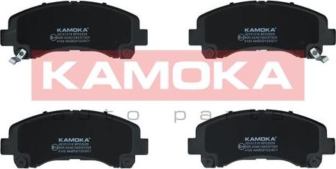 Kamoka JQ101316 - Комплект спирачно феродо, дискови спирачки vvparts.bg
