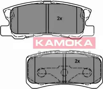 Kamoka JQ1013810 - Комплект спирачно феродо, дискови спирачки vvparts.bg