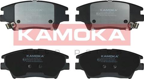 Kamoka JQ101338 - Комплект спирачно феродо, дискови спирачки vvparts.bg