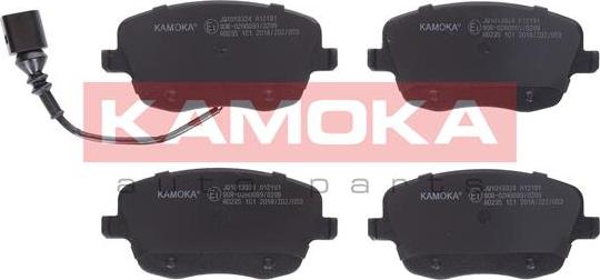 Kamoka JQ1013324 - Комплект спирачно феродо, дискови спирачки vvparts.bg