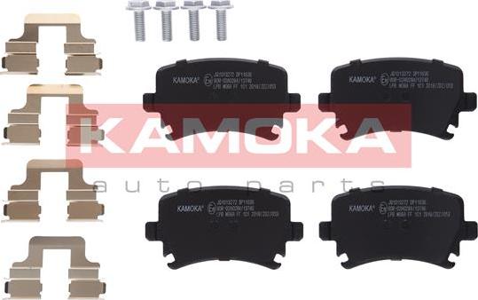 Kamoka JQ1013272 - Комплект спирачно феродо, дискови спирачки vvparts.bg