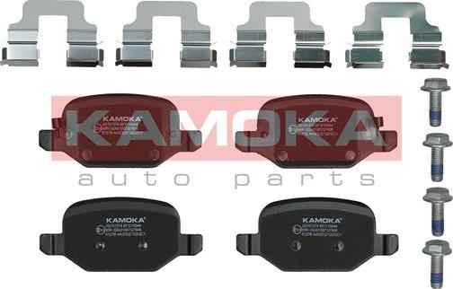 Kamoka JQ101374 - Комплект спирачно феродо, дискови спирачки vvparts.bg