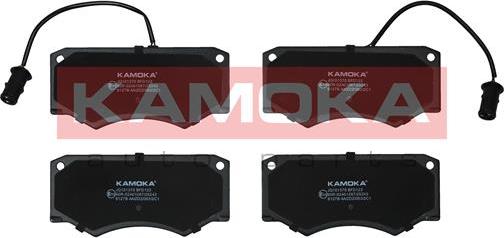 Kamoka JQ101370 - Комплект спирачно феродо, дискови спирачки vvparts.bg