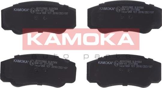 Kamoka JQ1012960 - Комплект спирачно феродо, дискови спирачки vvparts.bg