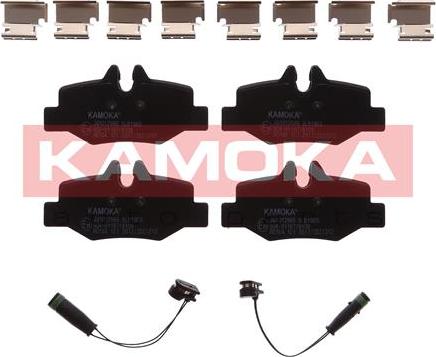 Kamoka JQ1012988 - Комплект спирачно феродо, дискови спирачки vvparts.bg