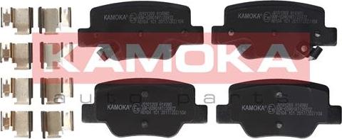 Kamoka JQ101269 - Комплект спирачно феродо, дискови спирачки vvparts.bg