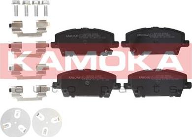 Kamoka JQ101260 - Комплект спирачно феродо, дискови спирачки vvparts.bg