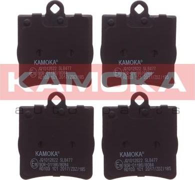 Kamoka JQ1012622 - Комплект спирачно феродо, дискови спирачки vvparts.bg