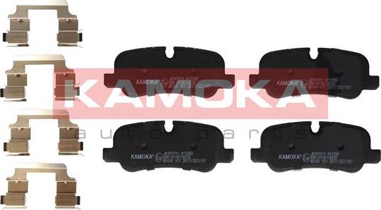 Kamoka JQ101211 - Комплект спирачно феродо, дискови спирачки vvparts.bg