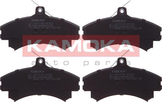 Kamoka JQ1012186 - Комплект спирачно феродо, дискови спирачки vvparts.bg