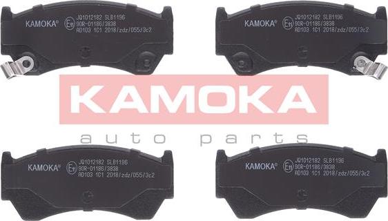 Kamoka JQ1012182 - Комплект спирачно феродо, дискови спирачки vvparts.bg