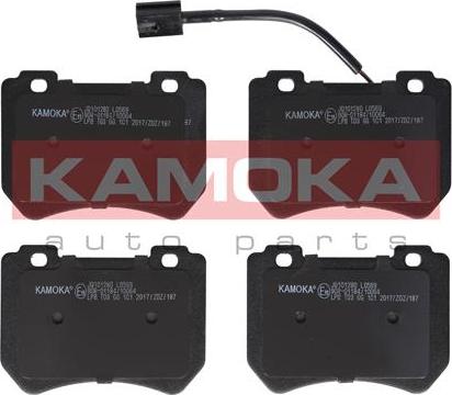 Kamoka JQ101280 - Комплект спирачно феродо, дискови спирачки vvparts.bg