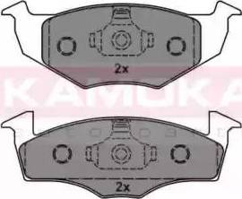 Ferodo FDS1101 - Комплект спирачно феродо, дискови спирачки vvparts.bg