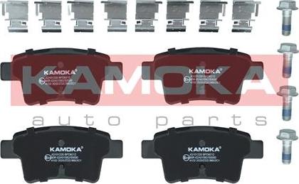 Kamoka JQ101220 - Комплект спирачно феродо, дискови спирачки vvparts.bg