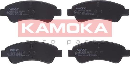 Kamoka JQ1012798 - Комплект спирачно феродо, дискови спирачки vvparts.bg