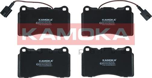 Kamoka JQ101279 - Комплект спирачно феродо, дискови спирачки vvparts.bg