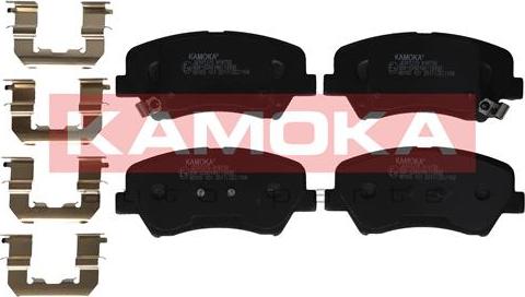 Kamoka JQ101270 - Комплект спирачно феродо, дискови спирачки vvparts.bg