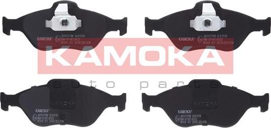 Kamoka JQ1012788 - Комплект спирачно феродо, дискови спирачки vvparts.bg