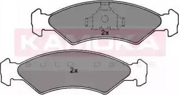 Kamoka JQ101730 - Комплект спирачно феродо, дискови спирачки vvparts.bg