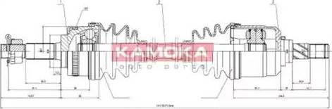 Kamoka NI1138953A - Полуоска vvparts.bg