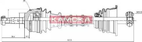 Kamoka RN1138909A - Полуоска vvparts.bg