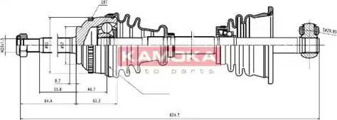 Kamoka RN1138913A - Полуоска vvparts.bg