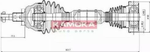 Kamoka VW1138927 - Полуоска vvparts.bg