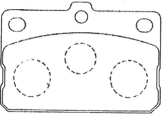 Kavo Parts BP-9091 - Комплект спирачно феродо, дискови спирачки vvparts.bg