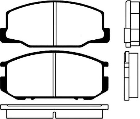 Kavo Parts BP-9004 - Комплект спирачно феродо, дискови спирачки vvparts.bg