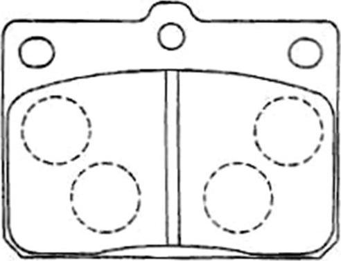 Kavo Parts BP-9089 - Комплект спирачно феродо, дискови спирачки vvparts.bg