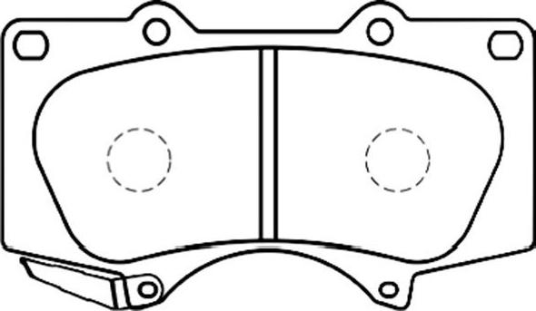 Kavo Parts BP-9084 - Комплект спирачно феродо, дискови спирачки vvparts.bg