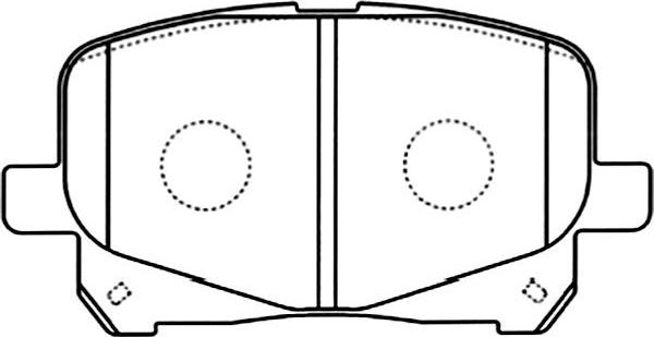 Kavo Parts BP-9085 - Комплект спирачно феродо, дискови спирачки vvparts.bg