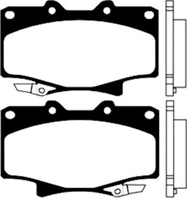 Kavo Parts BP-9029 - Комплект спирачно феродо, дискови спирачки vvparts.bg