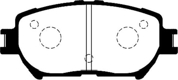 Kavo Parts BP-9071 - Комплект спирачно феродо, дискови спирачки vvparts.bg