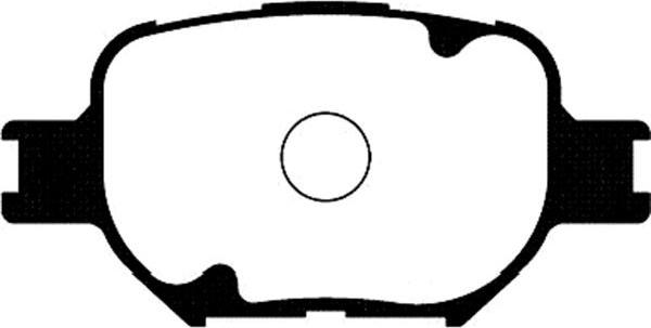 Kavo Parts BP-9073 - Комплект спирачно феродо, дискови спирачки vvparts.bg