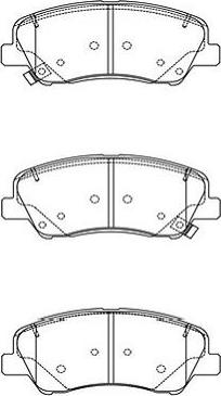 Kavo Parts BP-4030 - Комплект спирачно феродо, дискови спирачки vvparts.bg