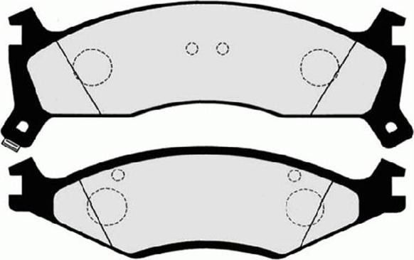 Kavo Parts BP-4024 - Комплект спирачно феродо, дискови спирачки vvparts.bg