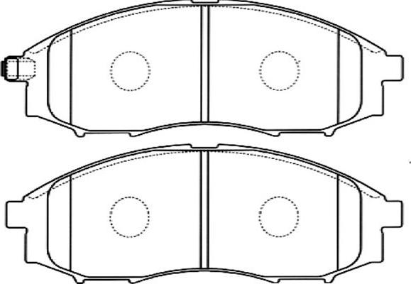 Kavo Parts BP-6581 - Комплект спирачно феродо, дискови спирачки vvparts.bg