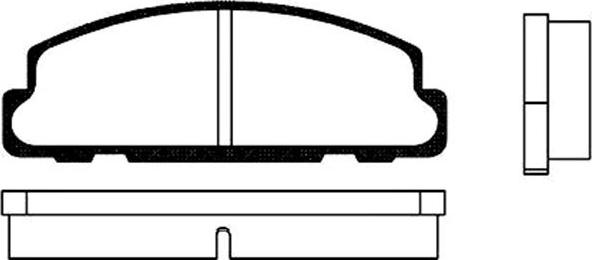 Spidan 0.081170 - Комплект спирачно феродо, дискови спирачки vvparts.bg