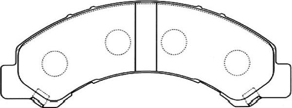 Kavo Parts BP-3513 - Комплект спирачно феродо, дискови спирачки vvparts.bg