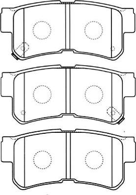 Kavo Parts BP-3019 - Комплект спирачно феродо, дискови спирачки vvparts.bg