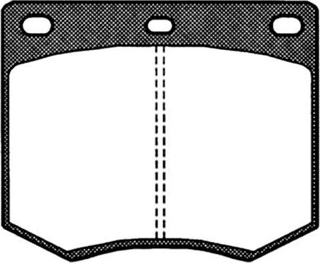 Kavo Parts BP-3010 - Комплект спирачно феродо, дискови спирачки vvparts.bg