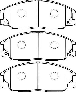 Kavo Parts BP-3028 - Комплект спирачно феродо, дискови спирачки vvparts.bg