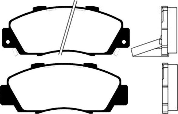 Kavo Parts BP-2019 - Комплект спирачно феродо, дискови спирачки vvparts.bg