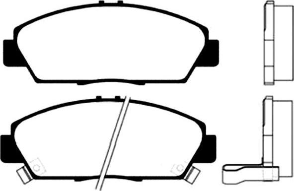 BENDIX Braking BPD1857 - Комплект спирачно феродо, дискови спирачки vvparts.bg