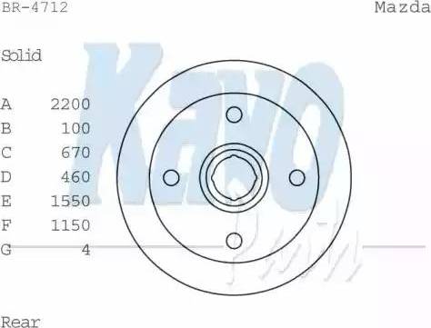 BENDIX 520271 - Спирачен диск vvparts.bg