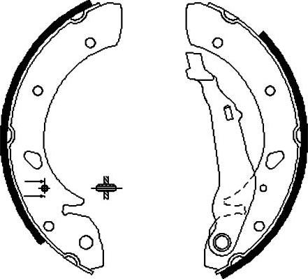 Kavo Parts BS-9915 - Комплект спирачна челюст vvparts.bg